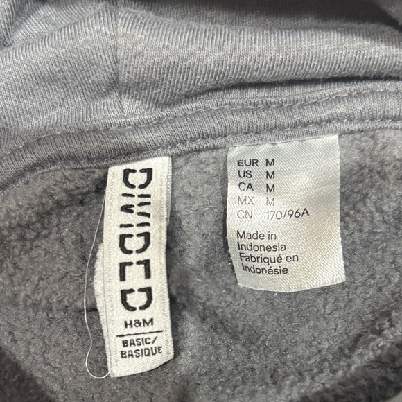 H&M Divided Gray Full Zip Hoodie - Picture 3 of 4